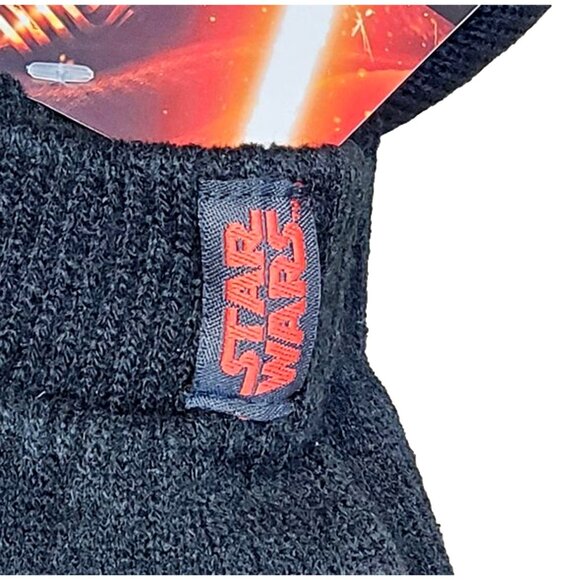 Disney Star Wars Hat with Gloves OSFM Black - Picture 4 of 8